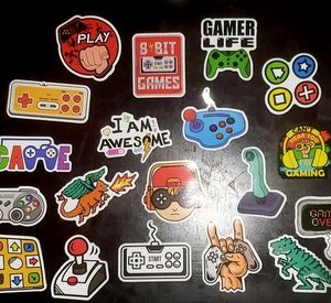 🎮 Gaming stickers 18pk